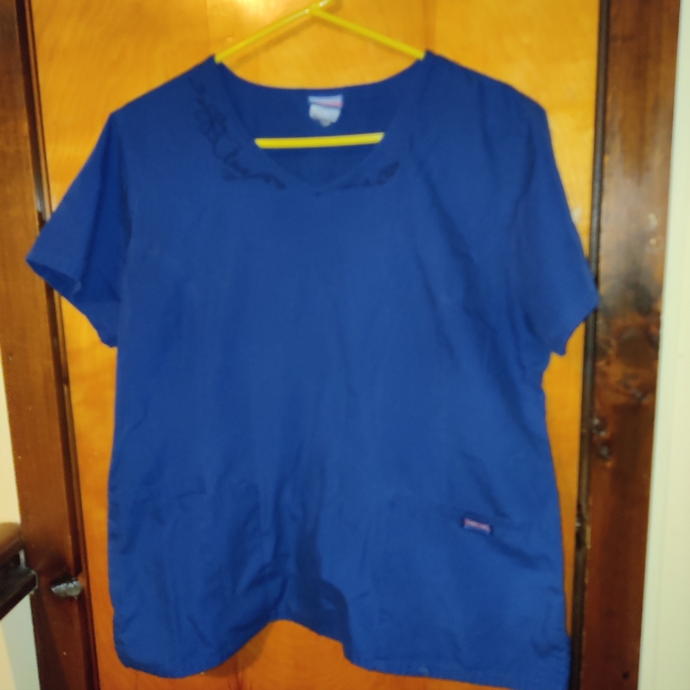 Cherokee navy medium scrub top